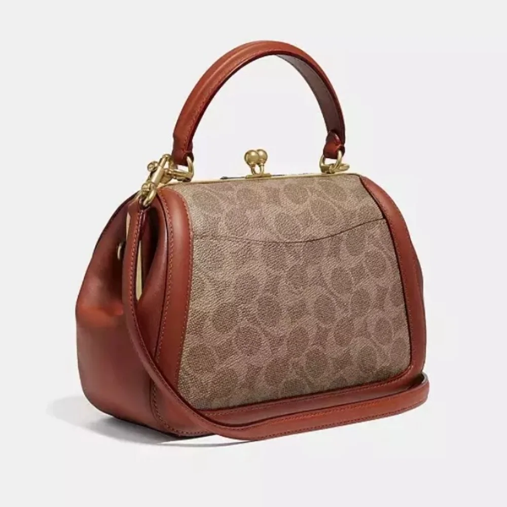 Coach Frame Bag 23 In Signature Canvas - Picture 2 of 15